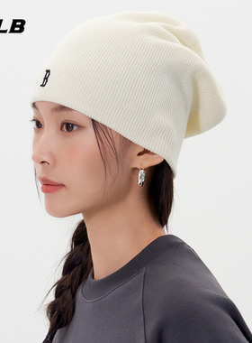 MLB官方 男女情侣韩系冷帽潮流显脸小针织堆堆帽25冬季新款BNB04