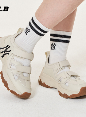 MLB官方 男女情侣运动舒适户外沙滩鞋百搭透气老爹凉鞋SDCH1