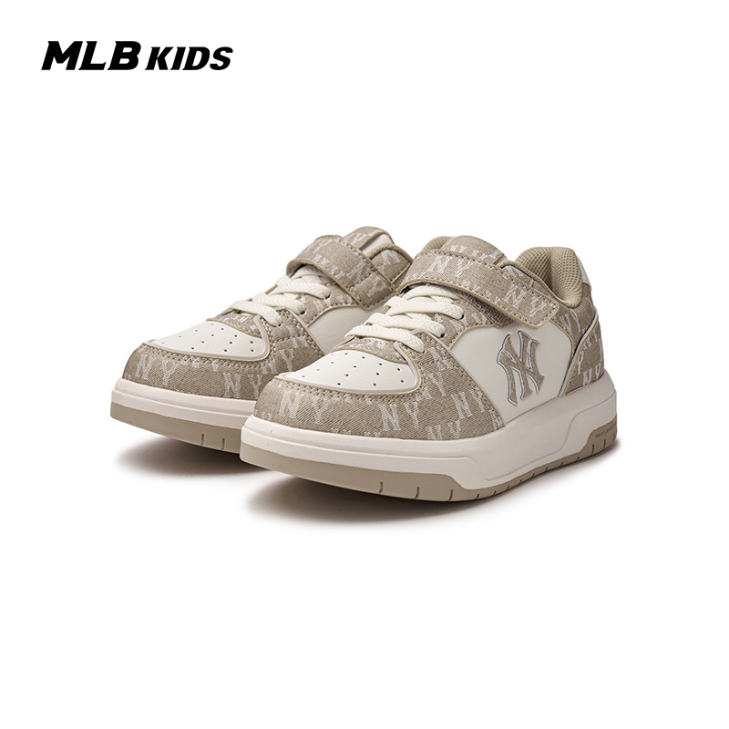 MLB儿童官方男女童百搭透气旋钮防滑耐磨ACE RUNNER复古跑鞋