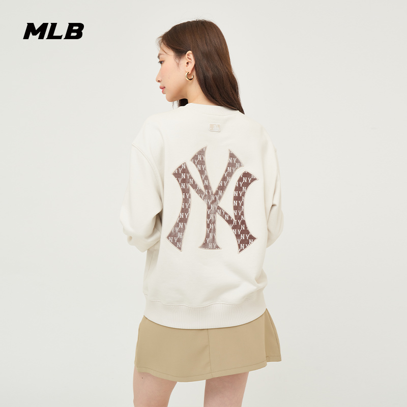 MLB官方圆领套头卫衣24秋季新款