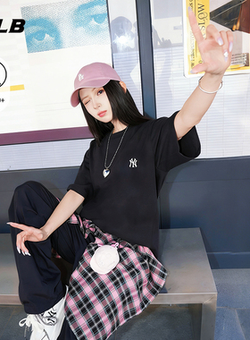 MLB官方 男女同款休闲宽松时尚经典百搭防晒T恤26春季新款TSB02