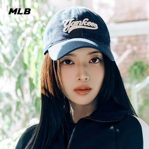 官方MLB运动棒球帽刺绣大LOGO