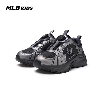 MLB儿童官方男女童轻量防滑耐磨CURVE RUNNER运动旋钮鞋25秋冬新