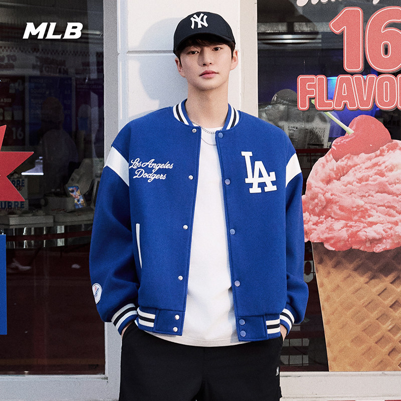 MLB男女同款加棉棒球夹克