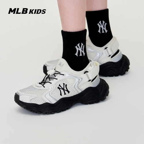 MLB儿童官方男女童透气潮奢运动鞋CARGO户外老爹凉鞋26春夏新款