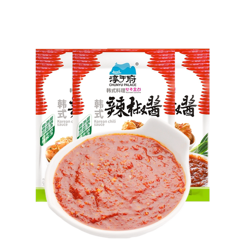 淳于府韩式辣椒酱200gX3韩国风味甜辣酱辣白菜腌制专用酱料炒年糕