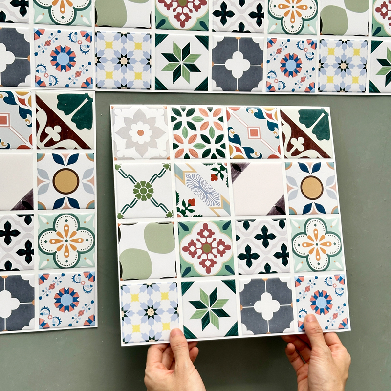 3D立体防水防油自粘墙贴