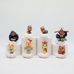 浪浪山小妖怪电影盲盒小猪妖打工人百宝盒桌面车摆件公仔玩具