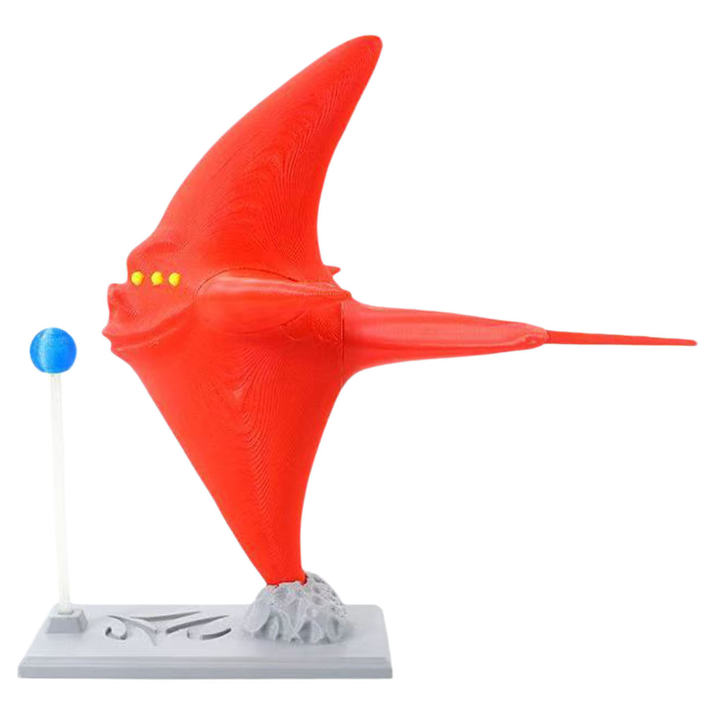 爆款3d打印宇宙红鱼创意手办深海迷航魔鬼鱼儿童玩具模型桌面摆件