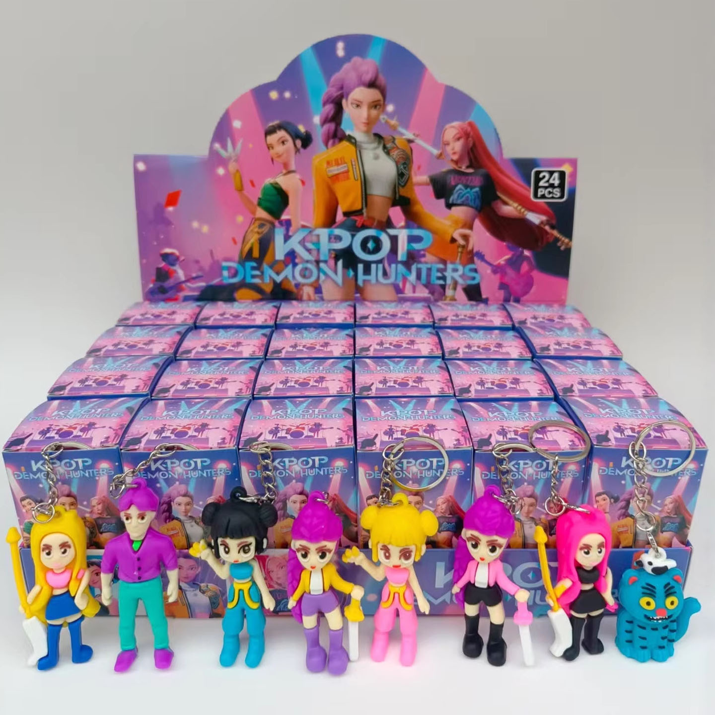 24入猎魔女团软胶公仔挂件盲盒