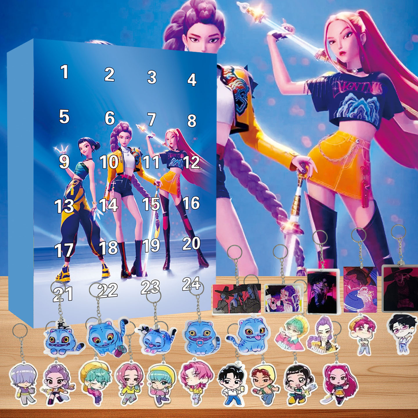 24入KPOP亚克力挂件洞洞乐盲盒