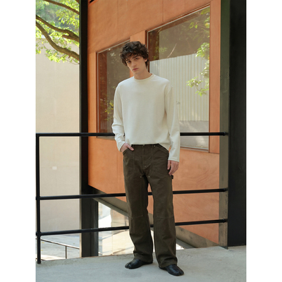 Manifold｜鼹鼠皮双膝工装牛仔裤