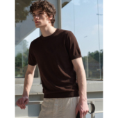 Manifold｜15.5微米Biella Yarn精纺100%黄金羊毛圆领针织短袖