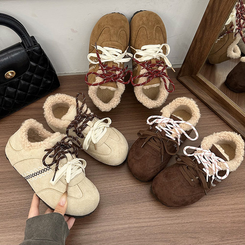 【现货秒发】复古加绒德训鞋