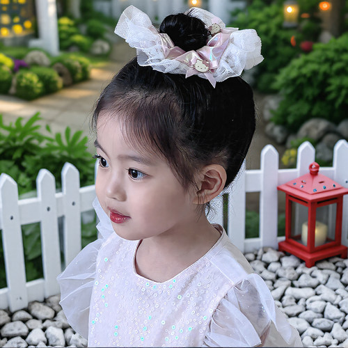 森米兔儿童发圈女不伤害马尾头饰