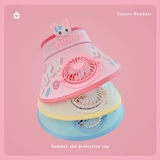Sanrio, детская солнцезащитная шляпа, вентилятор на солнечной энергии