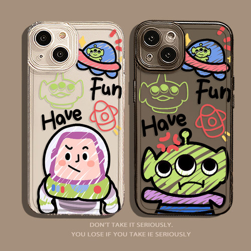 适用苹果手机壳巴斯光年透明卡通