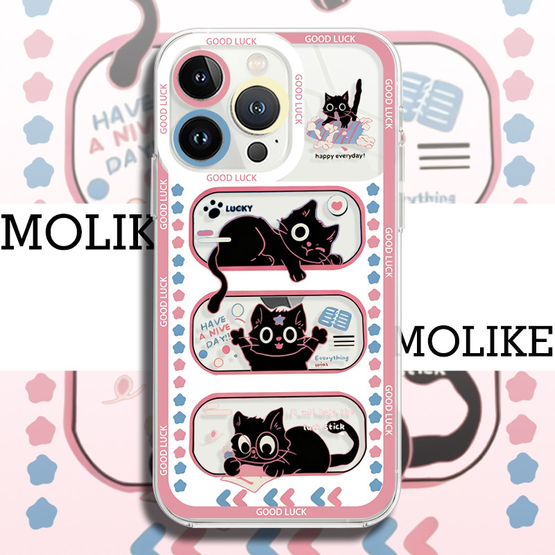 镂空猫咪适用小米17promax手机壳15ultra可爱14新款13红米k90透明80卡通70情侣60至尊版50小众note12保护套11