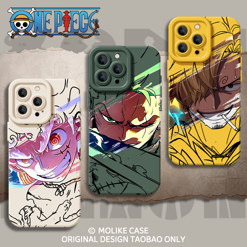 海贼王适用iqoo15手机壳13路飞z9turbo索隆12周边11s一加ace5新款neo10pro硅胶1+2动漫3v艾斯9山治8/7/6/vivo