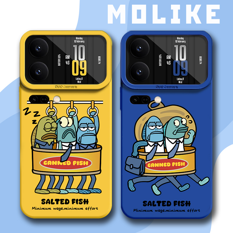 比奇堡居民适用小米17promax手机壳15ultra打工人14新款13红米k80搞怪70丑鱼60社畜50至尊版note12动画11男女