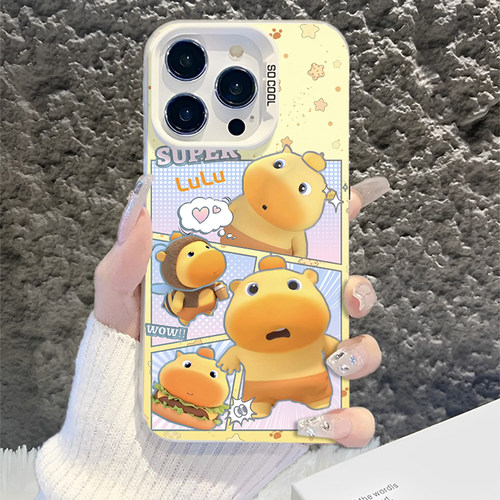 lulu水豚噜噜适用iqoo15手机壳13周边12卡通11s可爱z10turbo搞怪neo9pro/8创意7保护6一加ace5新款1+3v/vivo