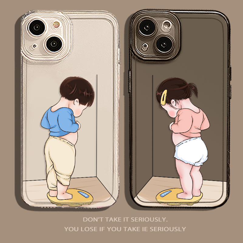 适用苹果17promax手机壳iPhone16promax情侣款15减肥14男女12透明13mini新款8plus搞怪7硅胶xr趣味xs自律x/11