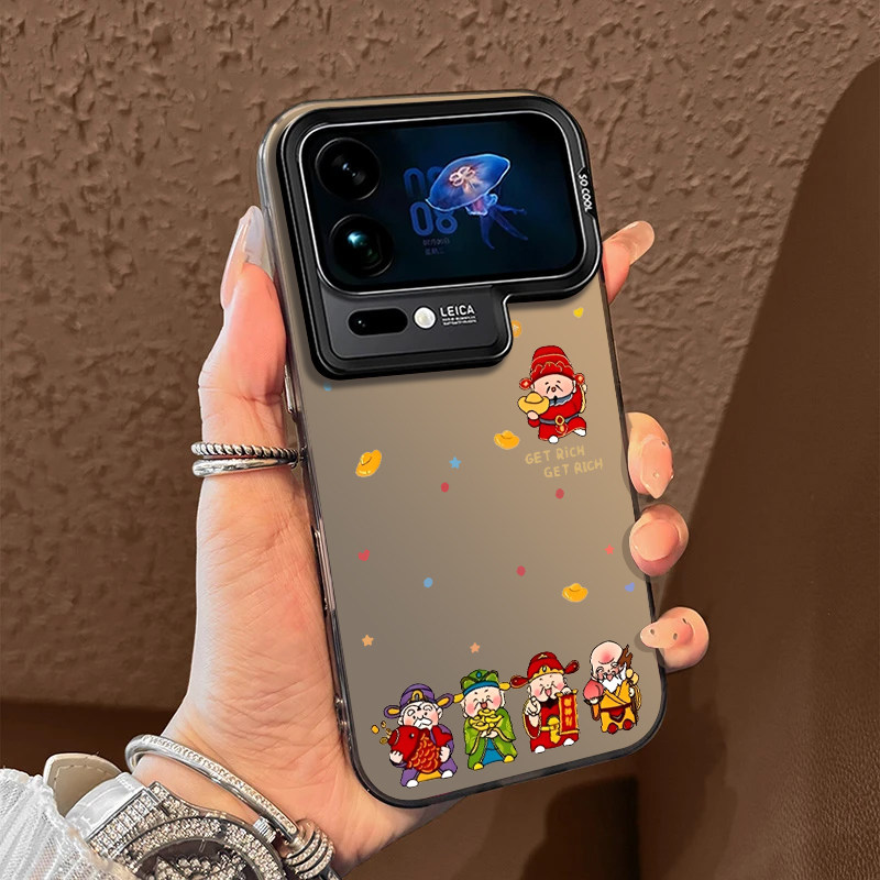 新年财神爷适用小米17promax手机壳15ultra马年14新款13红米k90发财80本命年70过年60至尊版50财神note12/11