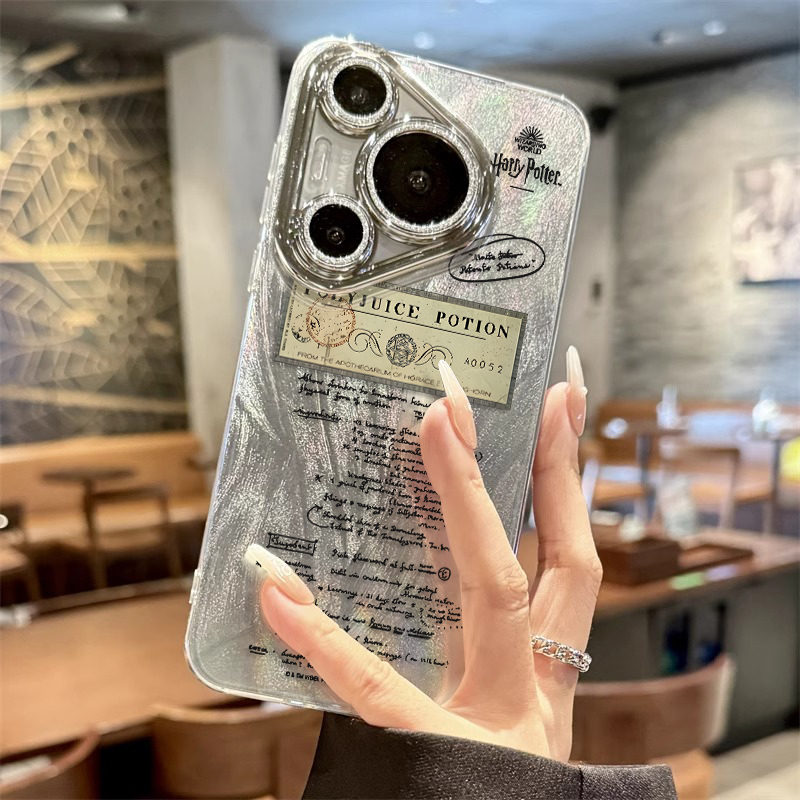 哈利波特语录适用华为pura80手机壳mate70pro羽纱nova14新款13荣耀400高级感300男200女x60保护套50外magic7