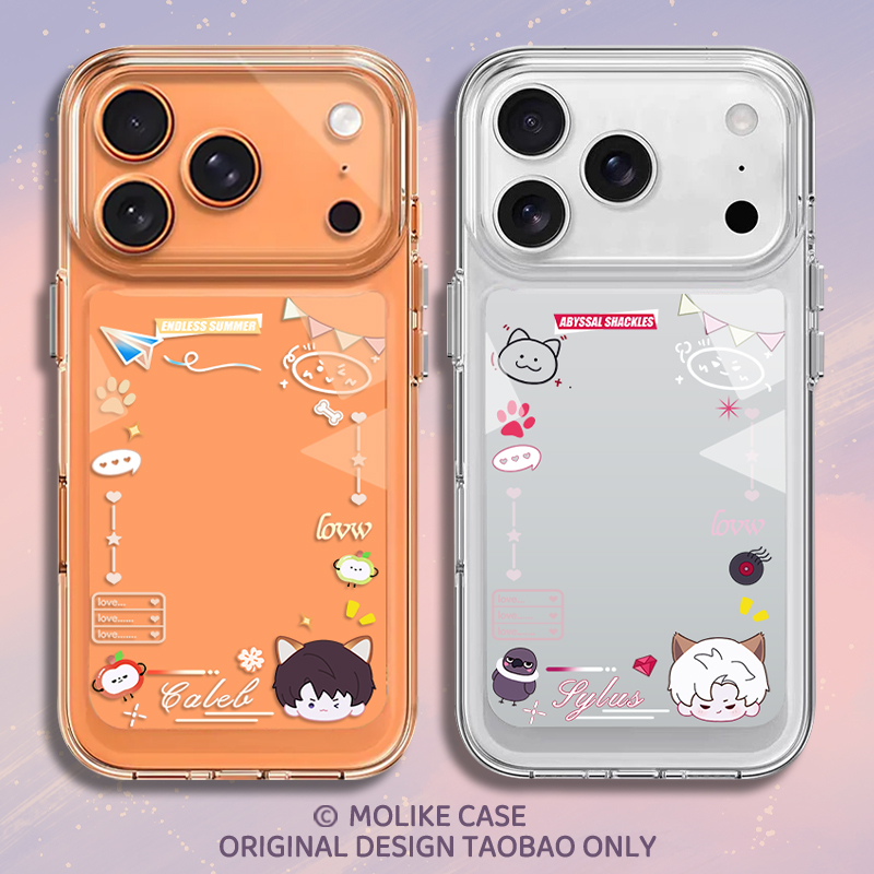 恋与深空适用苹果17手机壳iPhone16promax拍立得15新款14放小卡13mini照片12亚克力11相框x女生xr/xs/8/7/air