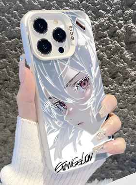 适用iQOO15新款13手机壳vivoiqoo明日香12绫波丽11镭射neo10pro保护套z9Turbo高级7男士6se创意8动漫10二次元