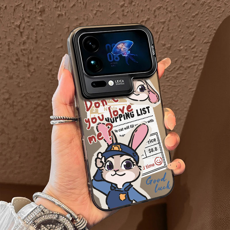 报纸尼克朱迪适用小米17promax手机壳15ultra情侣14新款13红米k80狐狸70兔子60小众50至尊版note12高级感11女