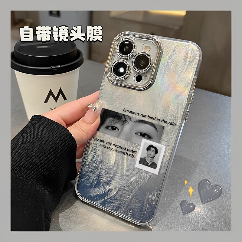 适用华为pura80手机壳mate70pro金泰亨眼神nova14新款13荣耀400防弹少年团300撕拉片200/x60保护套50外magic7