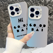 goodbai手机壳适用苹果17promax白敬亭iphone16同款 iqoo华为mate60线条p70笑脸nova小米13荣耀oppo一加12vivo