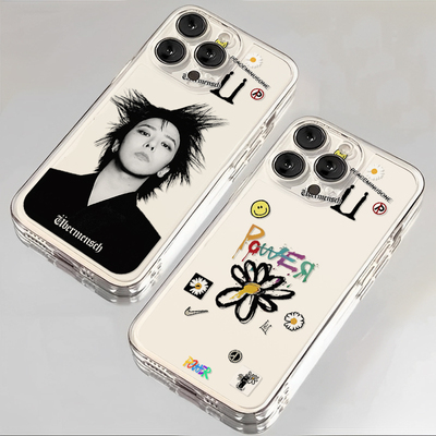 雏菊GD权志龙适用iqoo15手机壳13透明z9turbo周边12潮流11s一加ace6新款neo10pro撕拉片1+2套3v/9/8/7/5/vivo