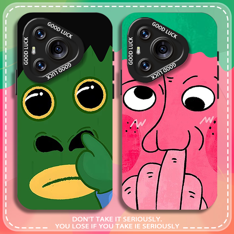 适用华为pura80手机壳mate70pro搞怪抠鼻表情包nova14新款13荣耀400硅胶300抽象200趣味x60保护套50外magic7