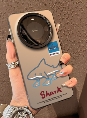 鲨鱼适用华为mate80promax手机壳mate70男60高级感50小众40卡通30荣耀magic8超火7个性6潮5新款X保护