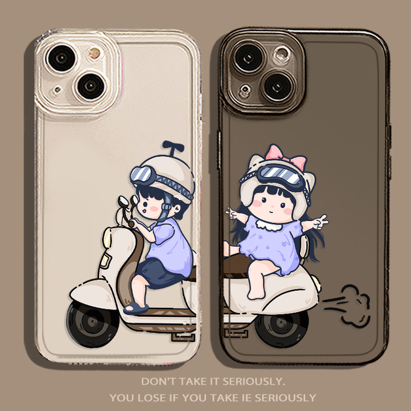 适用oppo真我手机壳情侣卡通透明