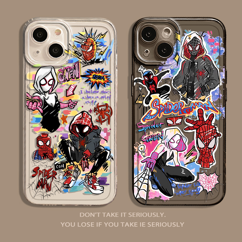 适用苹果手机壳蜘蛛侠新款硅胶软