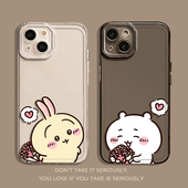 适用chiikawa苹果17promax情侣iphone16手机壳iqoo华为mate60周边pura80女nova小米15荣耀oppo一加13红米vivo