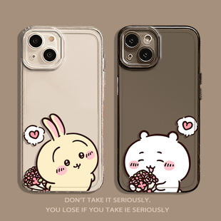 适用chiikawa苹果17promax情侣iphone16手机壳iqoo华为mate60周边pura80女nova小米15荣耀oppo一加13红米vivo