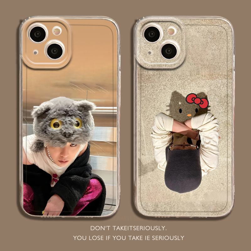 Kitty适用GD苹果17手机壳iPhone16promax权志龙15周边13mini明星12应援14凯蒂猫x硅胶xr/xs/8/7新款外保护套
