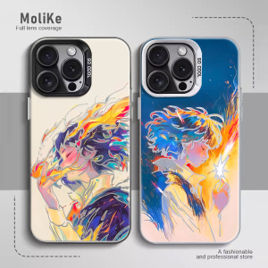 适用小米17哈尔的移动城堡16pro手机壳13周边15ultra宫崎骏10s红米k80镂空note12情侣70至尊版60多巴胺/14/11