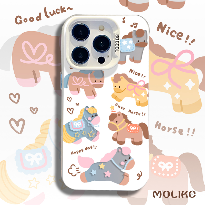 镂空小马适用iqoo15手机壳13马年z9turbo新年12本命年11s一加ace6新款neo10pro外壳1+2保护套3v/9/8/7/5/vivo