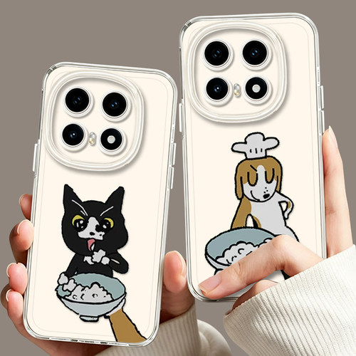 厨师猫狗适用iqoo16手机壳15情侣13趣味12透明z11turbo创意neo10pro卡通9可爱8套7一加ace6新款1+2v/5/3/vivo