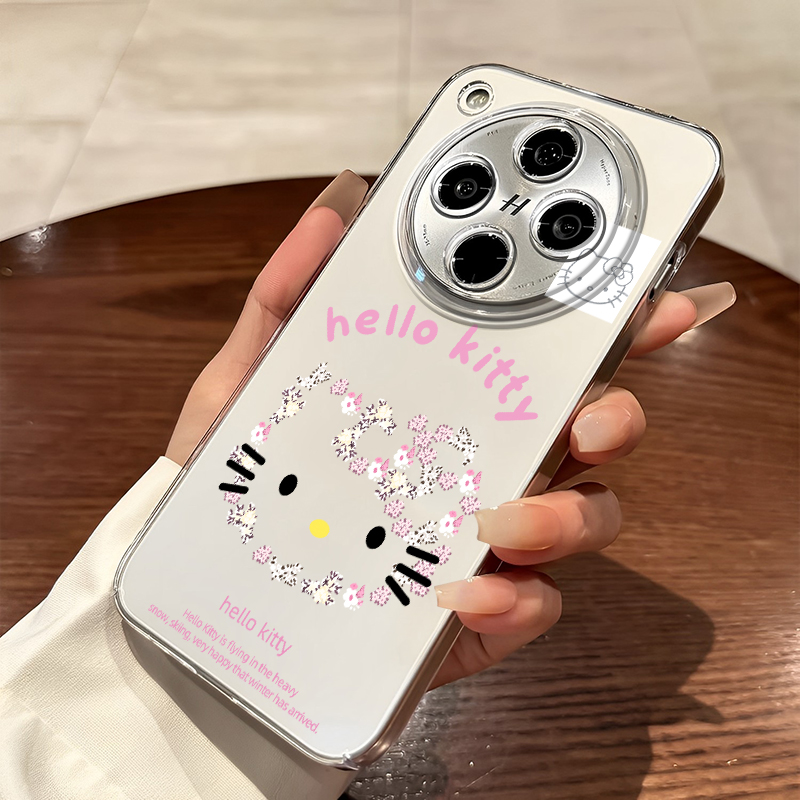 HelloKitty适用oppofindx9手机壳凯蒂猫findx8Ultra小碎花7pro新款6高级感5女生4透明3保护套OPPO日韩s十外+