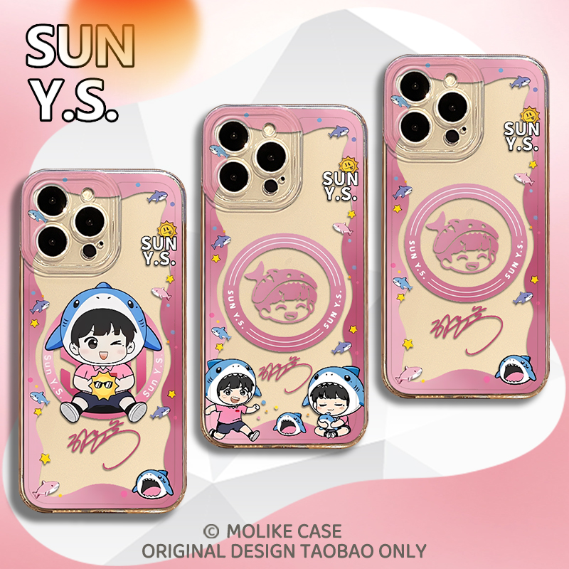 Q版孙颖莎适用苹果17手机壳iPhone16promax同款周边15新款14卡通可爱13mini莎莎12透明11莎头x/xr/xs/8/7/air