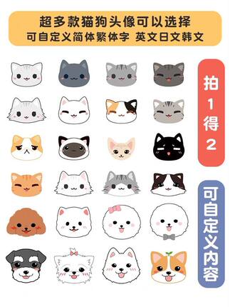 猫牌新款通用项链吊牌防丢牌赠送项圈狗牌身份定制宠物铭牌挂牌