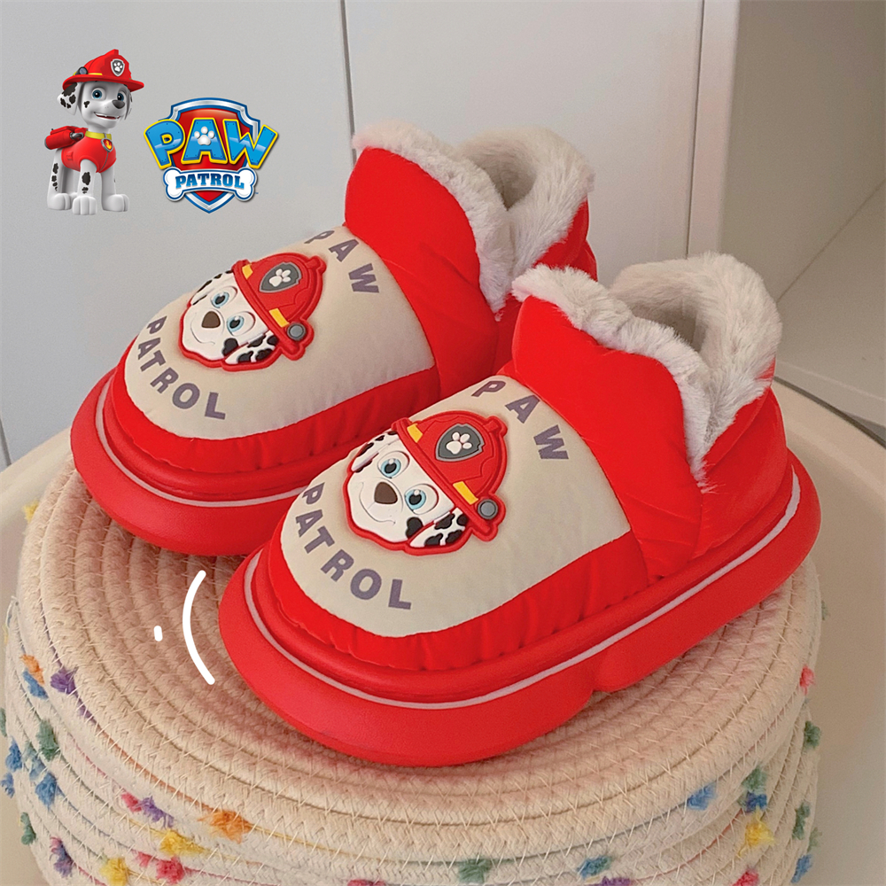 卡通汪汪队防水防滑加绒保暖棉鞋