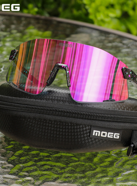魅骑MOEG骑行眼镜太阳护目镜自行车运动男女无框变色眼镜跑步户外