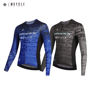魅骑mcycle骑行服长袖男女款夏秋季自行车公路上衣速干防晒透气